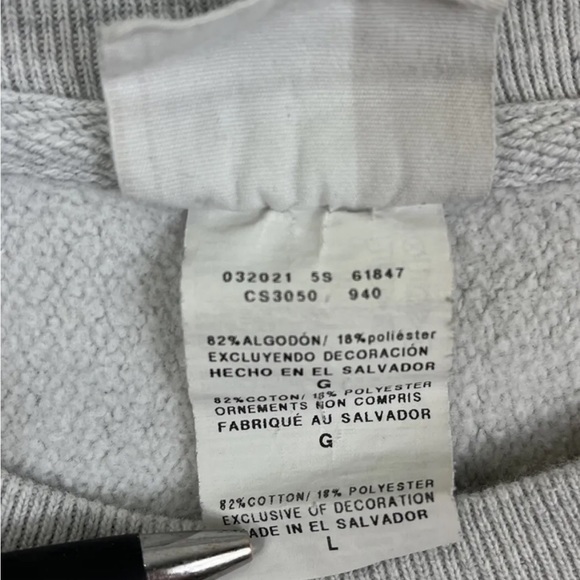 Champion Reverse Weave Bowling Green Crewneck Sweatshirt Gray SZ Large - Picture 7 of 12